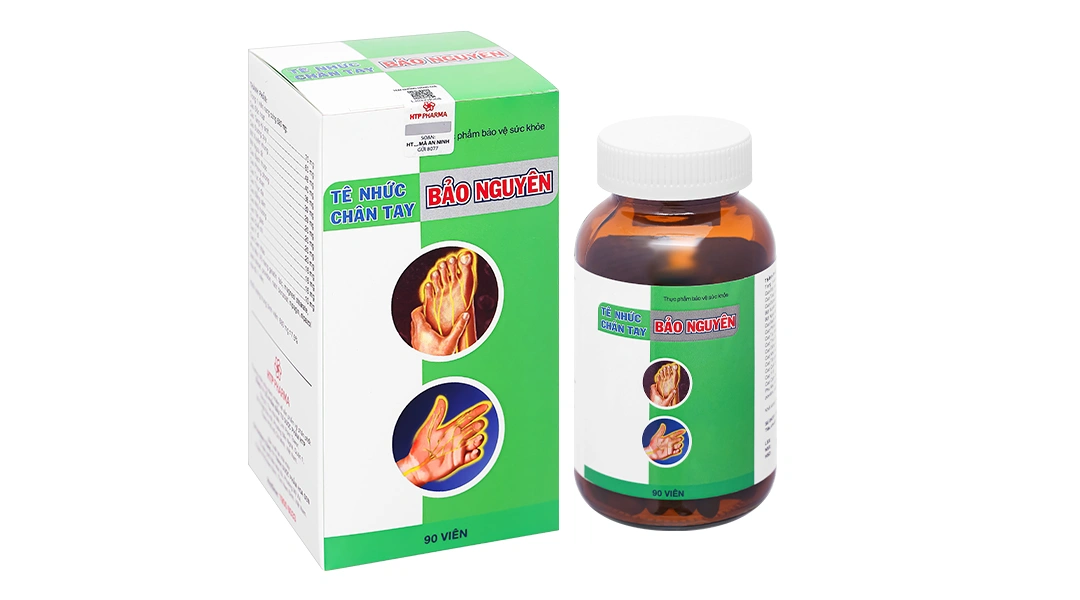 Combo 4 hộp viên uống tê nhức chân tay Bảo Nguyên hộp 90 viên - 1